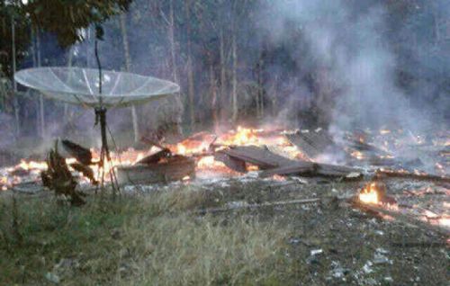 2 Rumah Warga Desa Alai Ini Terbakar, Yang Tersisa Hanya Parabola