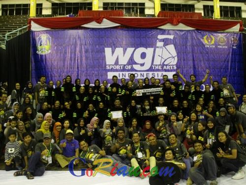 BCK Duri Juara 1 Divisi Sekolah di Winter Guard Internasional Asia