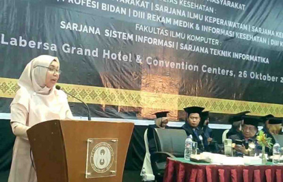 GoRiau Diskes Riau Berharap Mahasiswa Universitas Hang Tuah Pekanbaru Mampu Jadi Lulusan Unggul dan Inovatif