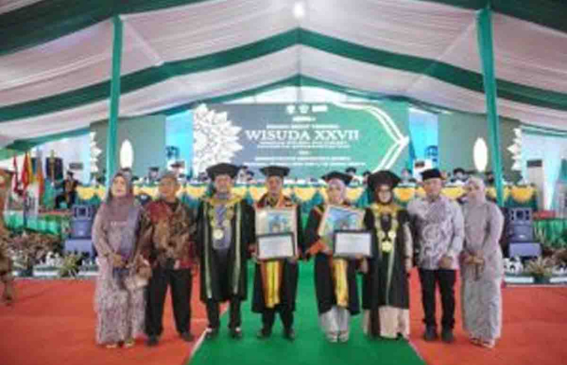 Universitas Muhammadiyah Riau Wisuda 991 Lulusan, Fatiya Liza Amanda dan Marzuliandra Kurniawan Terbaik