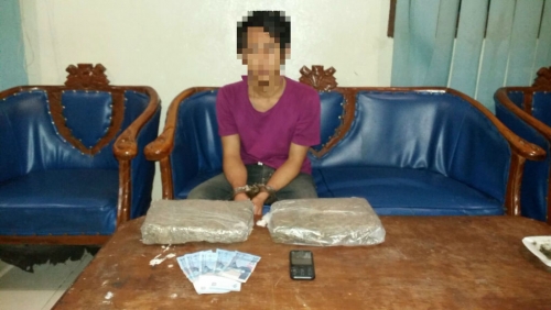 Simpan 2 Kilogram Ganja di Toilet Pasar dan di Rumah, Warga Aceh Diringkus Polisi
