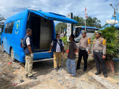GoRiau 30 Sopir Angkutan Umum Jalani Tes Urine Dadakan di Pelalawan, Ini Hasilnya