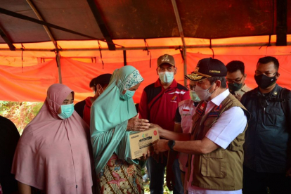 Gubernur Riau Tawarkan Relokasi Warga Terdampak Banjir di Rohul