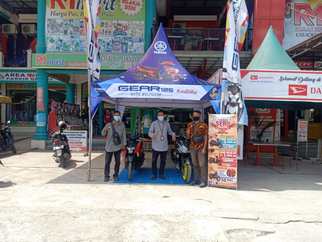 Yuk, Datangi Pameran Alfa Scorpii di RM Mart Ujungbatu, Bawa DP Rp1 Juta Dapat Yamaha Gear 125