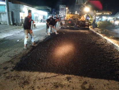 GoRiau Pemprov Riau Mulai Lakukan Pengaspalan Ruas Jalan di Kabupaten Inhil dan Inhu
