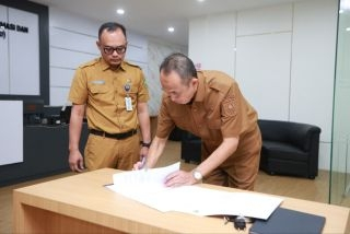 Resmi Pimpin Diskominfotik Riau, Supriyadi Ajak Pegawai Adaptif Terhadap Keterbatasan Anggaran