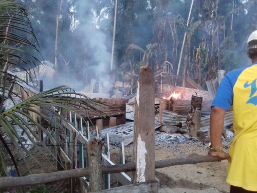 Baznas Bengkalis Bantu Korban Kebakaran di Pinggir