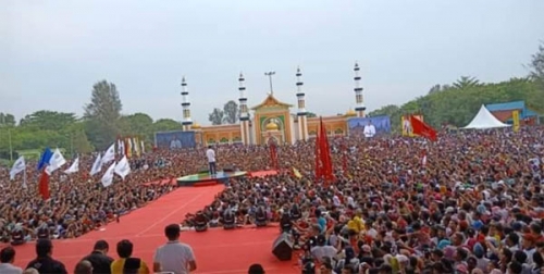 Massa yang Hadiri Kampanye Jokowi di Dumai Diduga Berasal dari Luar Daerah, Ini Kata TKD Riau
