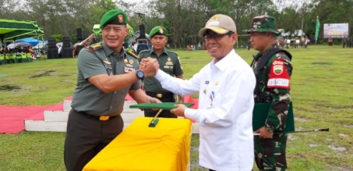 Kini Masyarakat Nikmati Hasil Program TMMD, Bupati Kuansing Ucapkan Terimakasih ke TNI