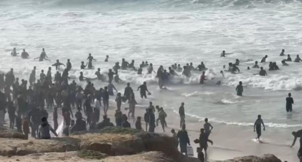 Ambil Bantuan Dijatuhkan dari Udara, 12 Warga Gaza Tenggelam di Laut dan Wafat