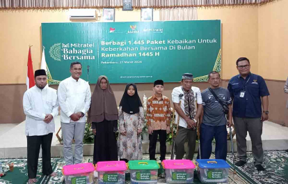 Baznas Riau dan Dayamitra Telekomunikasi Salurkan 131 Paket Bantuan