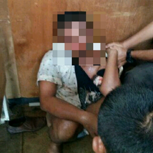 Bonyok Dihajar Masa dan Motornya Dibakar, YF Memilih Bungkam Saat Menjalani Pemeriksaan di Mapolsek Tampan Pekanbaru