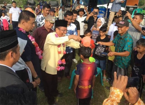 Sore Kemarin HGU Senator Provinsi Riau Balimau Kasai Bersama Masyarakat di Hulu-nya Kampar