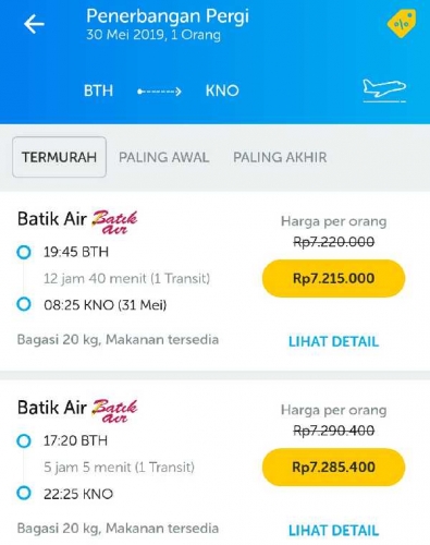 Goriau Tiket Pesawat Batam Medan Capai Rp7 Juta Pengusaha Travel Panen