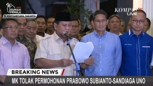 GoRiau Hormati Putusan MK, Prabowo Akan Cari Langkah Hukum Lain
