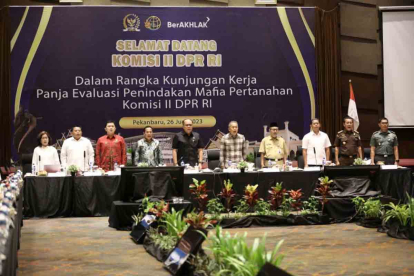 GoRiau ATR/BPN Riau Intensifkan Upaya Cegah Tindak Pidana Tanah, Perkuat Kerjasama dengan Aparat Penegak Hukum