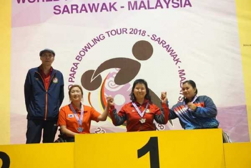 Mampu Bersaing di Tingkat Dunia, Atlet NPC Riau Raih Medali Perunggu di Kejuaraan World Para Bowling Tour 2018 Malaysia
