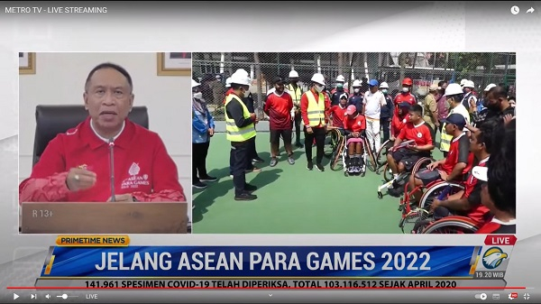 Menpora Amali Kembali Ingatkan Empat Sukses Pelaksanaan ASEAN Para Games 2022 Solo