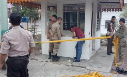 Polisi Selidiki Pelemparan Bom Molotov di Kantor Satpol PP Pekanbaru