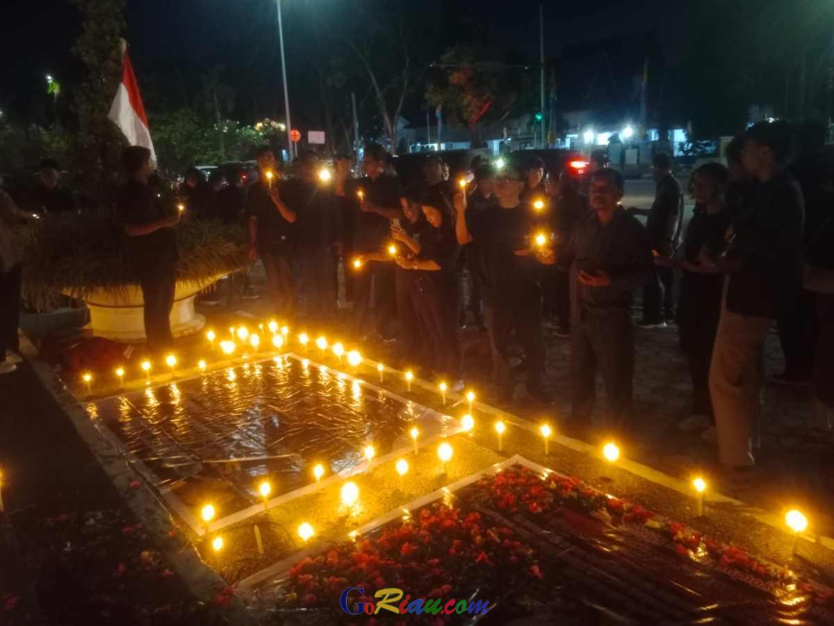 Gelar Aksi Lilin untuk Kristophel, Keluarga Pertanyakan Penutupan Kasus Bullying