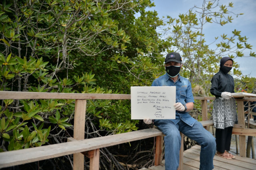 Dengan Protokol Kesehatan, Gubernur Riau Resmikan Ekowisata Mangrove Education Center
