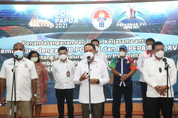 PON XX dan Peparnas XVI Harus Sukses Prestasi, Penyelenggaraan dan Administrasi Kata Menpora Amali