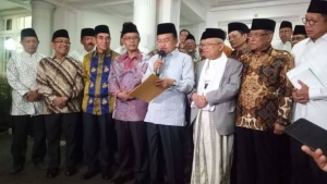 GoRiau Kumpul di Rumah JK Bahas Pembakaran Bendera Tauhid, Ini 5 Pernyataan Sikap Pimpinan Ormas Islam