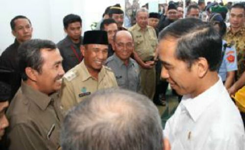 Ketemu Jokowi, Bupati Syamsuar Usulkan Pembangunan KITB Segera Direalisasikan