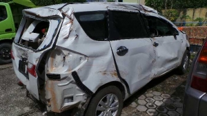 Kenapa Mobil Driver GoCar Pekanbaru yang Hilang Ditemukan dalam Kondisi Ringsek Parah? Ini Kata Polisi