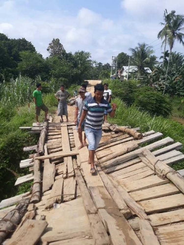 Disetujui, Tahun Depan Jembatan Penghubung Desa Anak Talang Dibangun