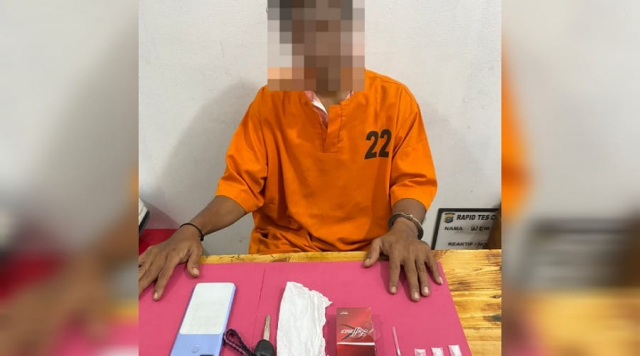 Edarkan Sabu di Perkebunan Sawit Pelalawan, Pria Asal Aceh Diciduk Polisi