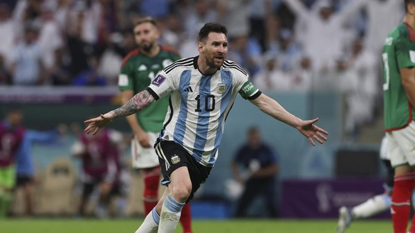 Berkat Messi dan Fernandez, Argentina Menang 2-0 Atas Meksiko
