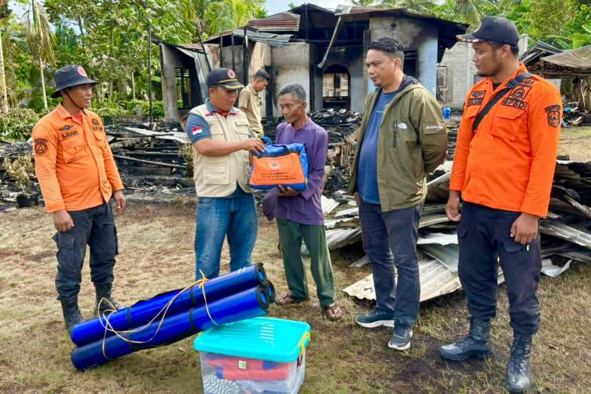 Ditinggal Melaut, Rumah Warga Bokor Rangsang Barat Hangus Dilalap Api