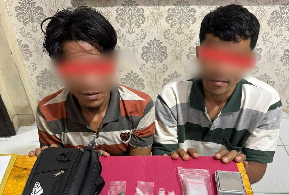 Kurir Narkoba Siak Terjaring di Jalan Lintas, Bandar Diciduk di Hotel Dumai