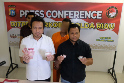 GoRiau Kontrakan Bandar Sabu dan Ekstasi di Pekanbaru Digrebek Polda Riau
