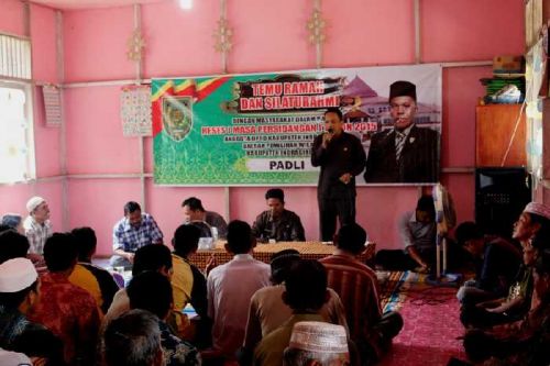 Jemput Aspirasi Masyarakat, Padli H Sofyan Laksanakan Reses di Kelurahan Sungai Piring dan Desa Tasik Raya