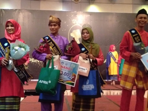 Adianggoro dan Aida Afriani Terpilih Jadi Duta Bahasa Riau 2019
