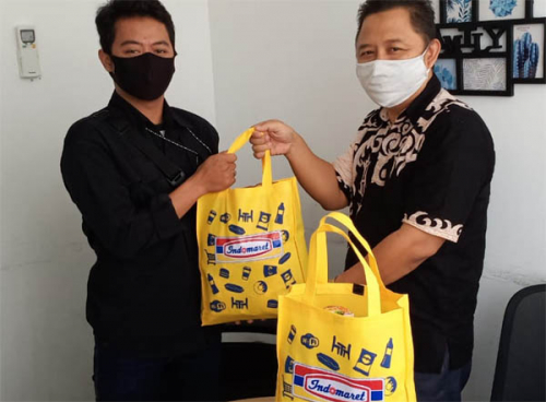 Beri Dukungan kepada Wartawan di Lapangan, Indomaret Beri Bantuan Sembako