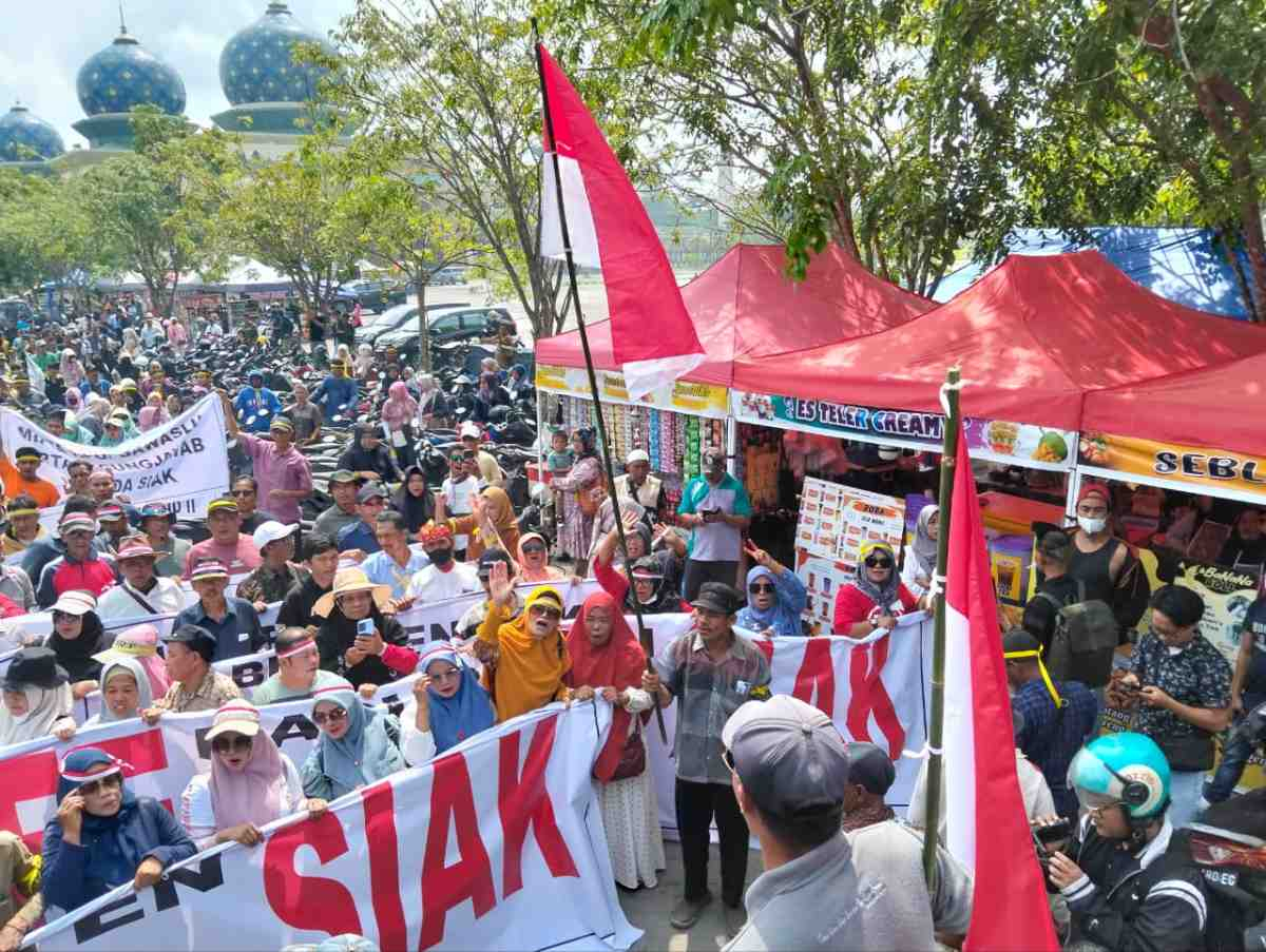 Tolak PSU Jilid II, Warga Siak Serukan Empat Tuntutan Tegas dalam Aksi Damai