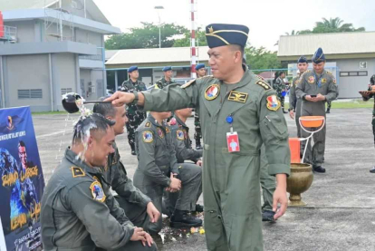 GoRiau Empat Pilot Tempur Rafale Lanud Roesmin Nurjadin Pekanbaru Sukses Terbang Solo