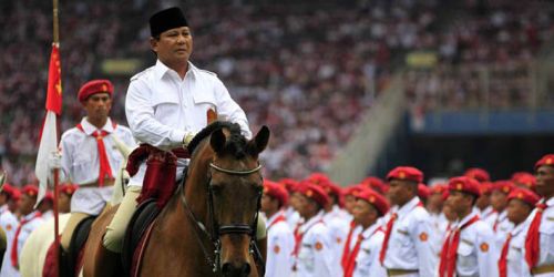 Prabowo: Jenderal yang di Atas Kursi tidak Bisa Pimpin Pasukan Perang
