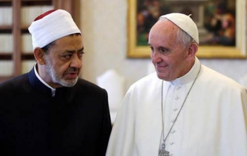 Bertemu di Vatikan, Syeikh Al Azhar Luruskan Pandangan Paus Terkait Islam
