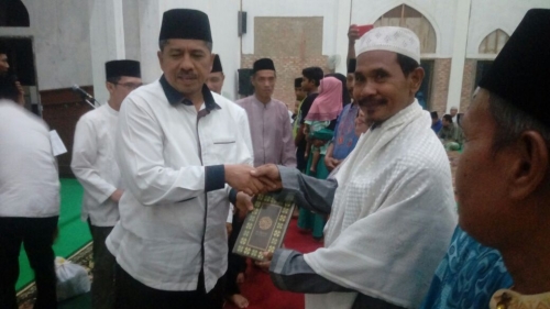 Safari Ramadan di Kampung Pinang Sebatang, Alfedri: Bulan yang Penuh Berkah, Masyarakat Siak Mesti Perbanyak Ibadah
