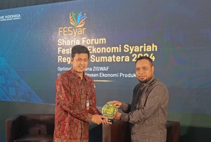 Selama 3 Tahun, BAZNAS Riau Himpun.Dana Rp118 Miliar, Jadi yang Terbaik di Festival Ekonomi Syariah Sumatera 2024