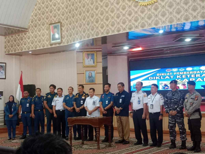 Diklat Keterampilan Pelaut Kapal Niaga di Bagansiapiapi Tinggi Peminat, yang Lulus Ujian Bisa Terima 4 Sertifikat