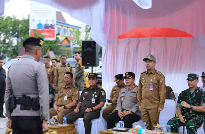 Aparat Gabungan Pekanbaru Siap Kawal Kunker Presiden Jokowi ke Riau
