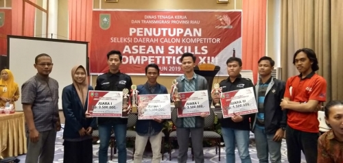 PNB Borong 3 Gelar di Ajang Seleksi Daerah ASEAN Skill Competition 2019, Akan Mewakili Riau Tingkat Nasional