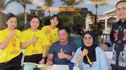 Lepas Keberangkatan 8 Atlet SOIna Pelalawan Ikuti Pesonas di Semarang, Kadisdikbud Beri Semangat