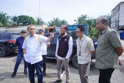 GoRiau Banjir Hambat Pembangunan Jalan Kampar - Rohul