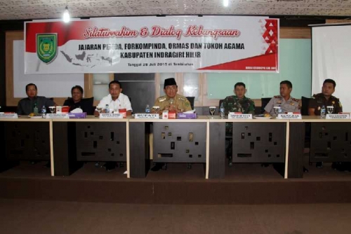 Agar Tidak Ada Insiden seperti Tolikara Terjadi di Negeri Seribu Parit, Ini Pesan Para Anggota Forkopimda Inhil
